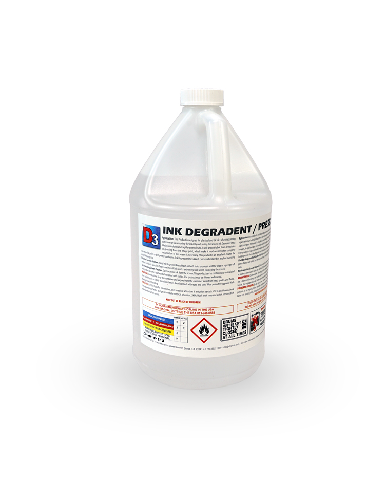 INK DEGRADENT PRESS SCREEN WASH PLASTISOL