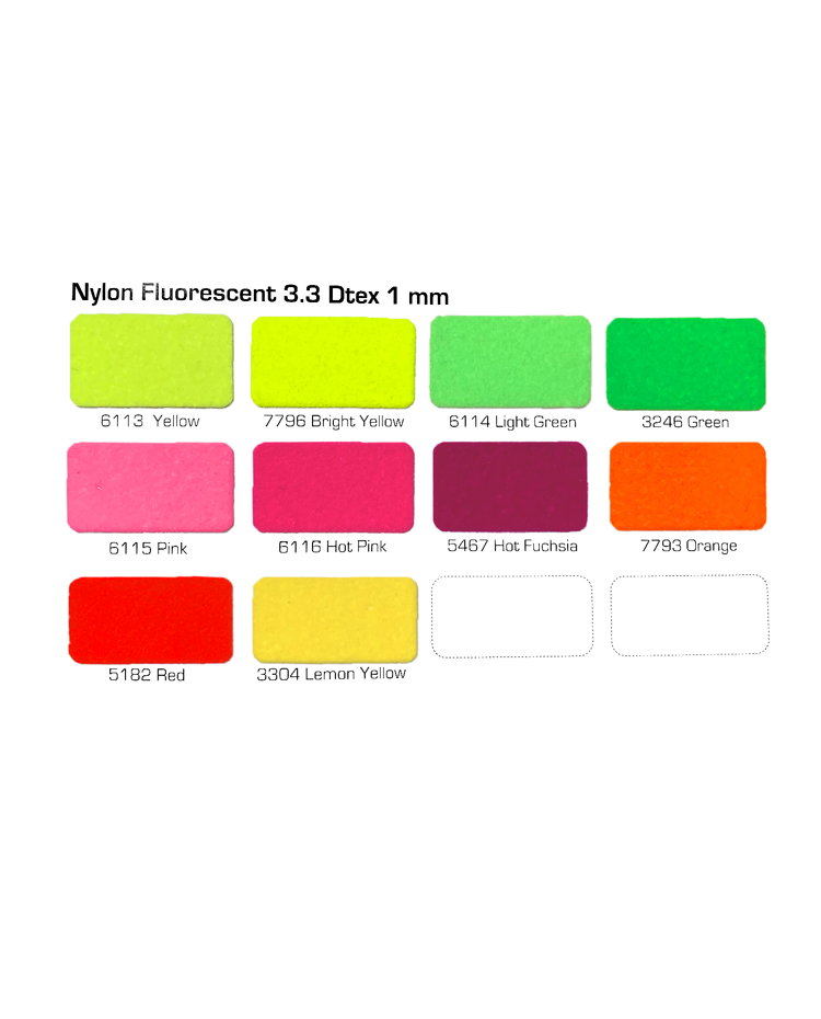 NYLON FLUORESCENT 3.3 DTEX 1 MM