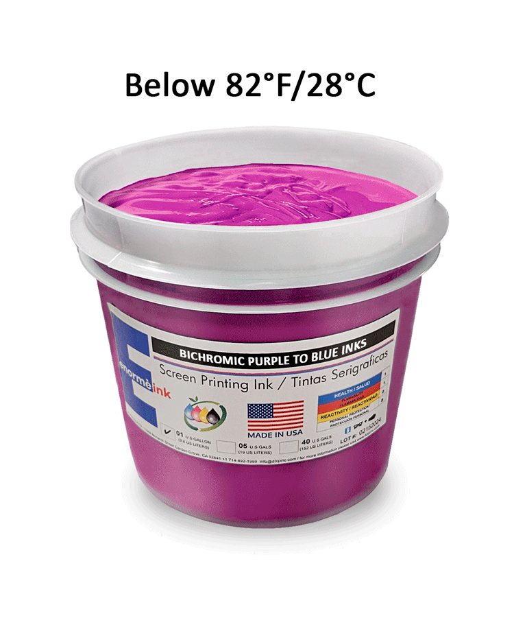 BICHROMIC PURPLE TO BLUE