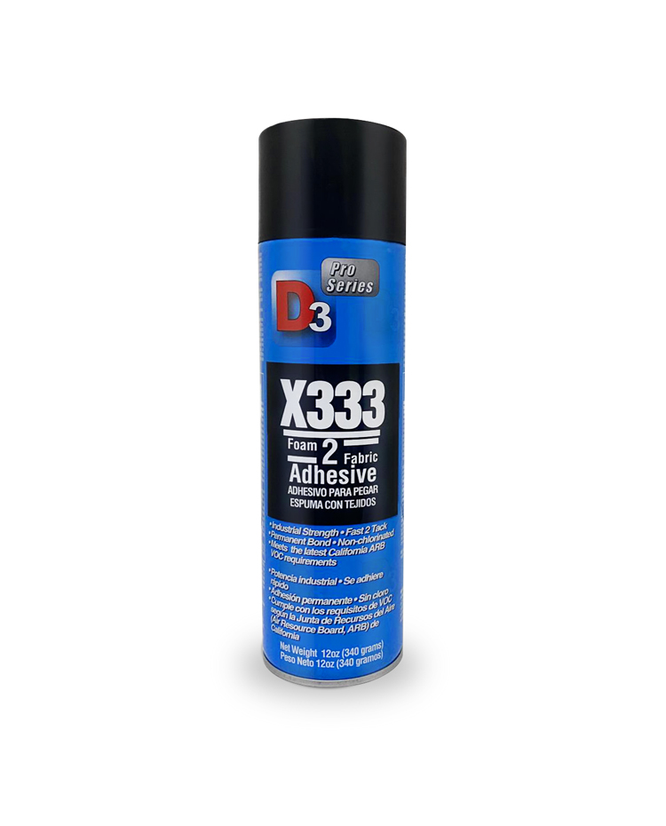 FOAM & FABRIC SPRAY GLUE ADHESIVE - CALIFORNIA VOC COMPLIANT