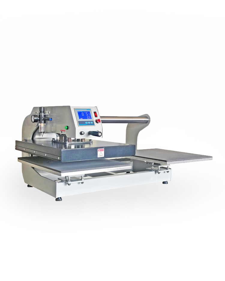 PNEUMATIC DOUBLE STATIONS HEAT PRESS MACHINE