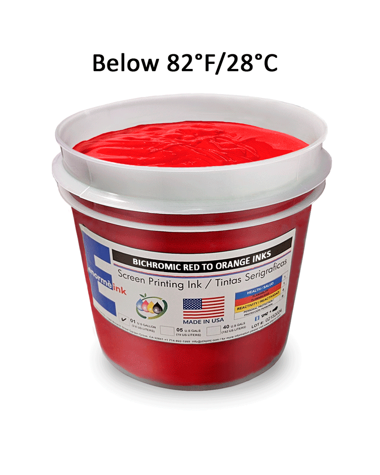 BICHROMIC RED TO ORANGE